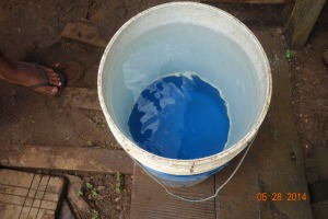 Rainwater harvested with BOB system